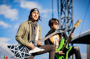 This is the Avatar Image for the Pierce The Veil (Vic Fuentes) (48000) AI Voice and Text to Speech Generator